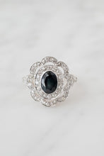 Load image into Gallery viewer, 18ct Antique 1.80ct Sapphire & Old European Cut Diamonds 1