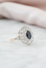 Load image into Gallery viewer, 18ct Antique Sapphire & Diamond Ring