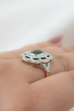 Load image into Gallery viewer, 18ct Antique Sapphire & Diamond Ring