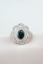 Load image into Gallery viewer, 18ct Antique Sapphire & Diamond Ring
