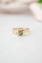 Load image into Gallery viewer, 18ct Part-Sapphire Ring 0.71ct