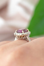 Load image into Gallery viewer, 18ct Umbalite Garnet & Diamond Ring Delross Design Jewellers