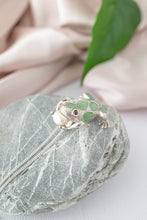 Load image into Gallery viewer, 925 Sterling Silver Gemstone Frog Pendant