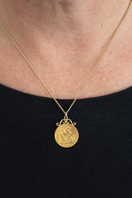 Load image into Gallery viewer, Antique 1896 Sovereign Queen Victoria Old Head Delross Design Jewellers Half Sovereign