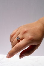 Load image into Gallery viewer, Delross Design Jeweller, Brisbane Jeweller, Chermside Jeweller, Custom Jewellery, 9ct Gold Aquamarine Ring