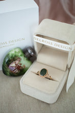 Load image into Gallery viewer, Delross Design Jeweller, Brisbane Jeweller, Chermside Jeweller, Custom Jewellery, 9ct Gold Jade Ring