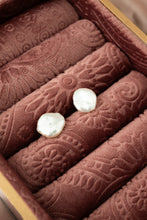 Load image into Gallery viewer, Freshwater Cultured Keshi Pebble Pearl Stud Earrings, Delross Design Jeweller, Brisbane Jeweller, Chermside Jeweller, Custom Jewellery