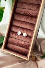 Load image into Gallery viewer, Freshwater Cultured Keshi Pebble Pearl Stud Earrings, Delross Design Jeweller, Brisbane Jeweller, Chermside Jeweller, Custom Jewellery