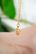 Load image into Gallery viewer, 9ct Gold Solid Rose Pendant Charm, Delross Design Jeweller, Brisbane Jeweller, Chermside Jeweller, Custom Jewellery