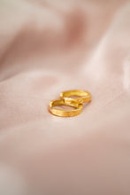 Load image into Gallery viewer, 9ct Gold Square Tube Huggie Earrings