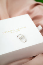 Load image into Gallery viewer, 9ct White Gold Twist Huggie Earrings, Delross Design Jeweller, Brisbane Jeweller, Chermside Jeweller, Custom Jewellery