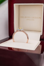 Load image into Gallery viewer, 9ct Rose Gold Parti Sapphire & Diamond 0.24ct TDW Ring,  Delross Design Jewellers, Brisbane Jewellers, Custom Brisbane Jewellers, Brisbane Jewellery Repairs, Chermside West Jewellers