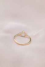 Load image into Gallery viewer, 9ct Gold Aquamarine & Diamond 0.07ct TDW Ring,  Delross Design Jewellers, Brisbane Jewellers, Custom Brisbane Jewellers, Brisbane Jewellery Repairs, Chermside West Jewellers