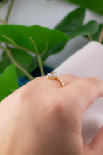 Load image into Gallery viewer, 9ct Gold Aquamarine & Diamond 0.07ct TDW Ring,  Delross Design Jewellers, Brisbane Jewellers, Custom Brisbane Jewellers, Brisbane Jewellery Repairs, Chermside West Jewellers