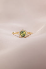 Load image into Gallery viewer, 18ct Gold Australian Parti Sapphire & Diamond TDW 0.14ct Ring,  Delross Design Jewellers, Brisbane Jewellers, Custom Brisbane Jewellers, Brisbane Jewellery Repairs, Chermside West Jewellers