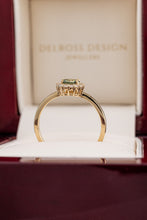 Load image into Gallery viewer, 18ct Gold Australian Parti Sapphire & Diamond TDW 0.14ct Ring,  Delross Design Jewellers, Brisbane Jewellers, Custom Brisbane Jewellers, Brisbane Jewellery Repairs, Chermside West Jewellers