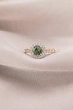 Load image into Gallery viewer, 9ct Rose Gold Australian Parti Sapphire & Diamond 0.24ct TDW Ring,  Delross Design Jewellers, Brisbane Jewellers, Custom Brisbane Jewellers, Brisbane Jewellery Repairs, Chermside West Jewellers
