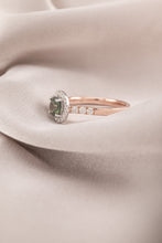 Load image into Gallery viewer, 9ct Rose Gold Australian Parti Sapphire & Diamond 0.24ct TDW Ring,  Delross Design Jewellers, Brisbane Jewellers, Custom Brisbane Jewellers, Brisbane Jewellery Repairs, Chermside West Jewellers