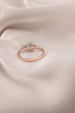 Load image into Gallery viewer, 9ct Rose Gold Australian Parti Sapphire & Diamond 0.24ct TDW Ring,  Delross Design Jewellers, Brisbane Jewellers, Custom Brisbane Jewellers, Brisbane Jewellery Repairs, Chermside West Jewellers