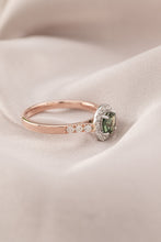 Load image into Gallery viewer, 9ct Rose Gold Australian Parti Sapphire & Diamond 0.24ct TDW Ring,  Delross Design Jewellers, Brisbane Jewellers, Custom Brisbane Jewellers, Brisbane Jewellery Repairs, Chermside West Jewellers