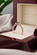 Load image into Gallery viewer, 9ct Rose Gold Australian Parti Sapphire & Diamond 0.24ct TDW Ring,  Delross Design Jewellers, Brisbane Jewellers, Custom Brisbane Jewellers, Brisbane Jewellery Repairs, Chermside West Jewellers