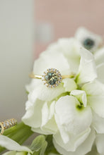 Load image into Gallery viewer, 18ct Gold Australian Parti Sapphire & Diamond TDW 0.14ct Ring,  Delross Design Jewellers, Brisbane Jewellers, Custom Brisbane Jewellers, Brisbane Jewellery Repairs, Chermside West Jewellers