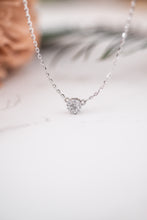 Load image into Gallery viewer, 9ct White Gold TDW 0.15ct Diamond Necklace, Delross Design Jeweller, Brisbane Jeweller, Chermside Jeweller, Custom Jewellery