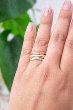 Load image into Gallery viewer, 14ct Tri-Colour Gold & Diamond 3 Ring Set, Delross Design Jeweller, Brisbane Jeweller, Chermside Jeweller, Custom Jewellery
