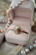 Load image into Gallery viewer, Delross Design Jeweller, Brisbane Jeweller, Chermside Jeweller, Custom Jewellery, Vintage Satsuma Button, Japanese Gold Ring