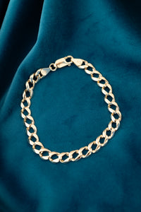 9ct Gold Curb Link Bracelet, Delross Design Jewellers, Chermside Jewellers, Brisbane Jeweller, Custom Jeweller
