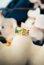 Load image into Gallery viewer, 18ct Gold 2.63ct Emerald &amp; Diamond 0.50ct TDW Ring, Delross Design Jewellers, Chermside, Chermside Jeweller, Custom Design, Brisbane Jeweller