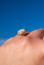 Load image into Gallery viewer, 14ct Gold Vintage Opal & Diamond Ring, 
Delross Design Jewellers, Brisbane Jewellers, Custom Brisbane Jewellers, Brisbane Jewellery Repairs, Chermside West Jewellers