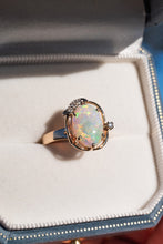 Load image into Gallery viewer, 14ct Gold Vintage Opal & Diamond Ring, 
Delross Design Jewellers, Brisbane Jewellers, Custom Brisbane Jewellers, Brisbane Jewellery Repairs, Chermside West Jewellers