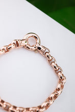 Load image into Gallery viewer, 9ct Rose Gold Oval Belcher Chain Bracelet, Delross Design Jewellers, Brisbane Jewellers, Custom Brisbane Jewellers, Brisbane Jewellery Repairs, Chermside West Jewellers