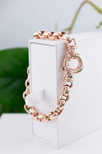 Load image into Gallery viewer, 9ct Rose Gold Oval Belcher Chain Bracelet, Delross Design Jewellers, Brisbane Jewellers, Custom Brisbane Jewellers, Brisbane Jewellery Repairs, Chermside West Jewellers