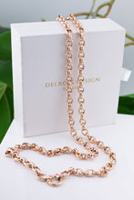 Load image into Gallery viewer, 9ct Rose Gold Belcher Chain, Delross Design Jewellers, Brisbane Jewellers, Custom Brisbane Jewellers, Brisbane Jewellery Repairs, Chermside West Jewellers