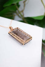 Load image into Gallery viewer, 14ct Rose Gold 87ct Natural Smokey Quartz Pendant,  
Delross Design Jewellers, Brisbane Jewellers, Custom Brisbane Jewellers, Brisbane Jewellery Repairs, Chermside West Jewellers