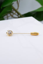 Load image into Gallery viewer, 14ct Gold Vintage Diamond Lapel Pin 0.10ct TDW, 
Delross Design Jewellers, Brisbane Jewellers, Custom Brisbane Jewellers, Brisbane Jewellery Repairs, Chermside West Jewellers