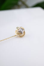 Load image into Gallery viewer, 14ct Gold Vintage Diamond Lapel Pin 0.10ct TDW, 
Delross Design Jewellers, Brisbane Jewellers, Custom Brisbane Jewellers, Brisbane Jewellery Repairs, Chermside West Jewellers
