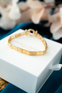 14ct Gold Egyptian Link Bracelet, Delross Design Jewellers, Chermside Jewellers, Delross Custom Design, Custom Jewellers.