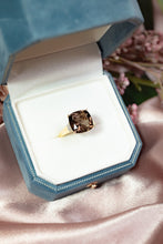 Load image into Gallery viewer, 9ct Gold 7ct Smokey Quartz & 0.05ct Diamond Ring, Delross Design Jewellers, Brisbane Custom Jewellers, Chermside West Jewellers,
