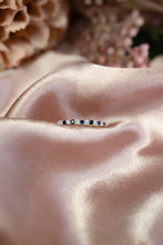 Load image into Gallery viewer, 9ct Gold Sapphire & Diamond Ring 0.15ct TDW, Delross Design Jewellers, Chermside West Jewellers, Custom Jewellers, Brisbane Jewellers