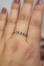 Load image into Gallery viewer, 9ct Gold Sapphire & Diamond Ring 0.15ct TDW, Delross Design Jewellers, Chermside West Jewellers, Custom Jewellers, Brisbane Jewellers