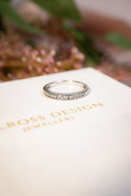 Load image into Gallery viewer, 10ct White Gold Diamond Ring 0.20ct TDW, Delross Design Jewellers, Jewellery Designers, Brisbane Jeweller, Custom Jeweller, Chermside West Jeweller