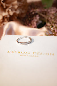 10ct White Gold Diamond Ring 0.20ct TDW, Delross Design Jewellers, Jewellery Designers, Brisbane Jeweller, Custom Jeweller, Chermside West Jeweller