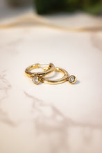 Load image into Gallery viewer, 9ct Gold Diamond Huggies 0.15ct TDW, Delross Design Jewellers, Brisbane Jewellers, Chermside West Jewellers, Custom Jewellers