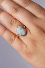 Load image into Gallery viewer, Delross Design Jeweller, Brisbane Jeweller, Chermside Jeweller, Custom Jewellery, 9ct Gold Opal Vintage Ring