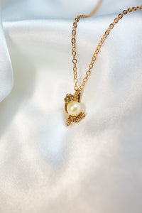 10ct Gold Vintage Akoya Pearl Pendant, Delross Design Jewellers, Brisbane Jeweller, Chermside West Jewellery, Custom Jewellery