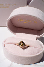 Load image into Gallery viewer, 9ct Gold Citrine & Diamond Gold Ring