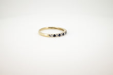 Load image into Gallery viewer, 9ct Gold Sapphire & Diamond Ring 0.15ct TDW, Delross Design Jewellers, Chermside West Jewellers, Custom Jewellers, Brisbane Jewellers